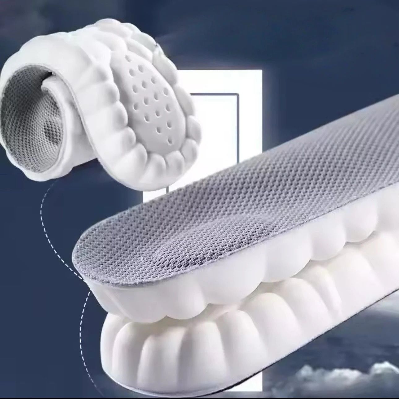 4D Latex Sport Inlegzolen – Comfort & Support